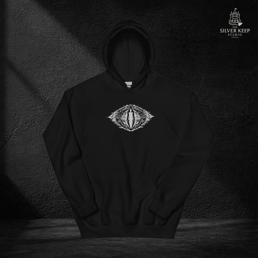 Embroidered Sauron Hoodie | The Lord of the Rings | Dark Fantasy Hoodie | Eye of Sauron Hoodie | LOTR Gift
