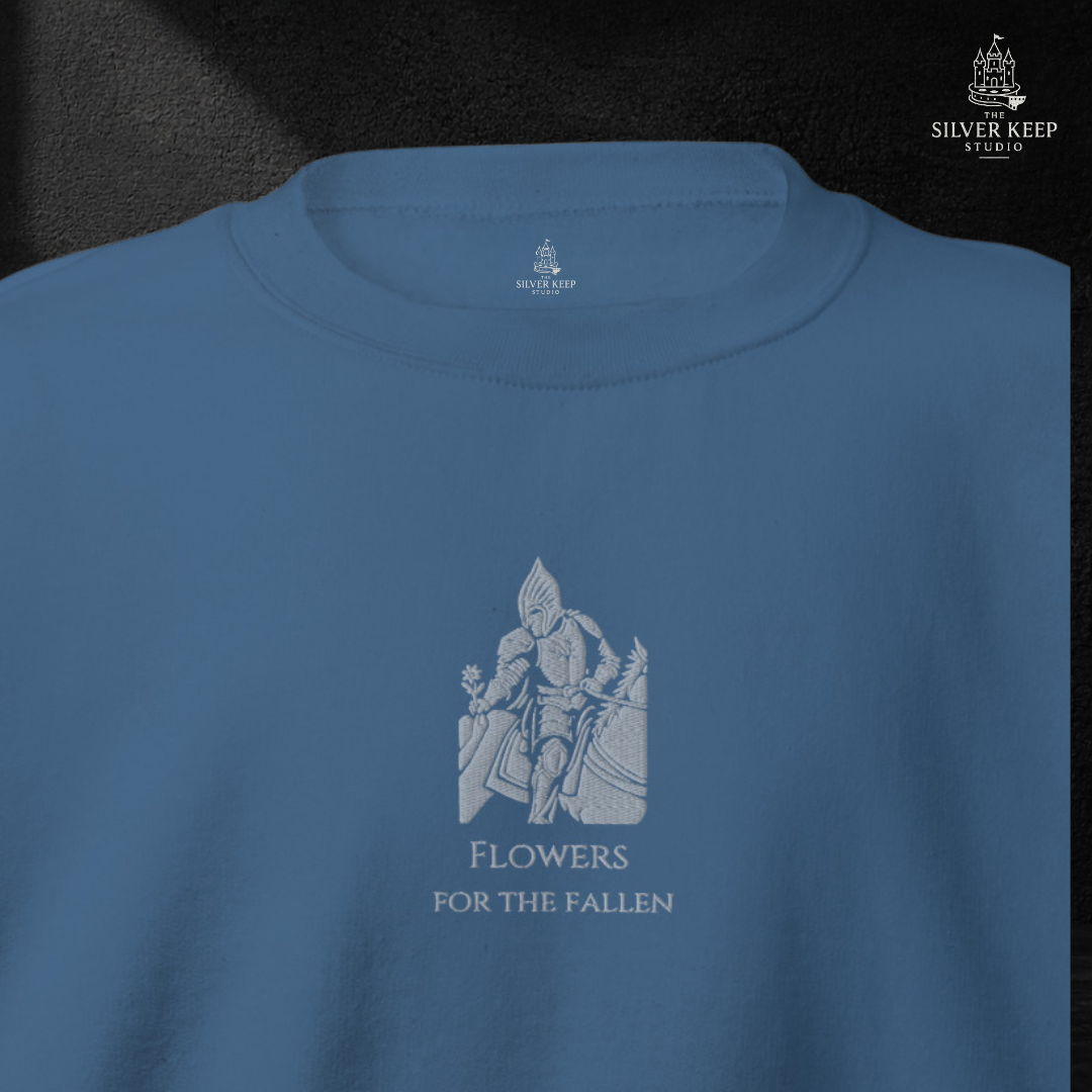 Flowers for the Fallen Hoodie | Epic Fantasy | Lord of the Rings Inspired Gift | Fantasy Movie Clothing