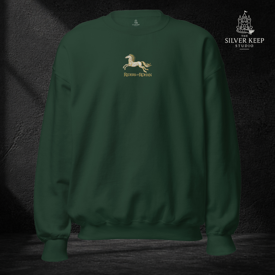 RIDERS OF ROHAN – Sudadera Épica Inspirada en los Rohirrim
