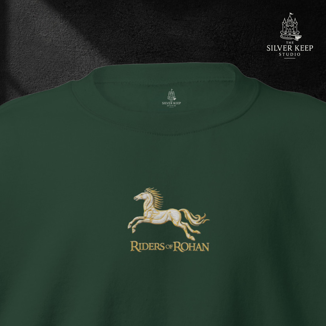 RIDERS OF ROHAN – Sudadera Épica Inspirada en los Rohirrim