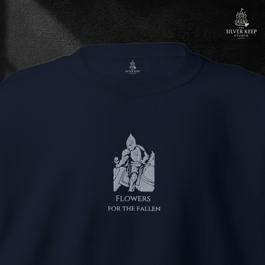 Flowers for the Fallen Hoodie | Fantasía Épica | Regalo inspirado en El Señor de los Anillos | Ropa de Cine Fantástico