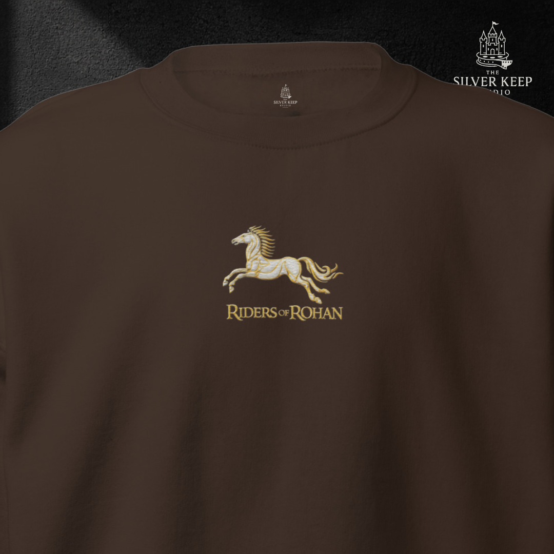 RIDERS OF ROHAN – Sudadera Épica Inspirada en los Rohirrim